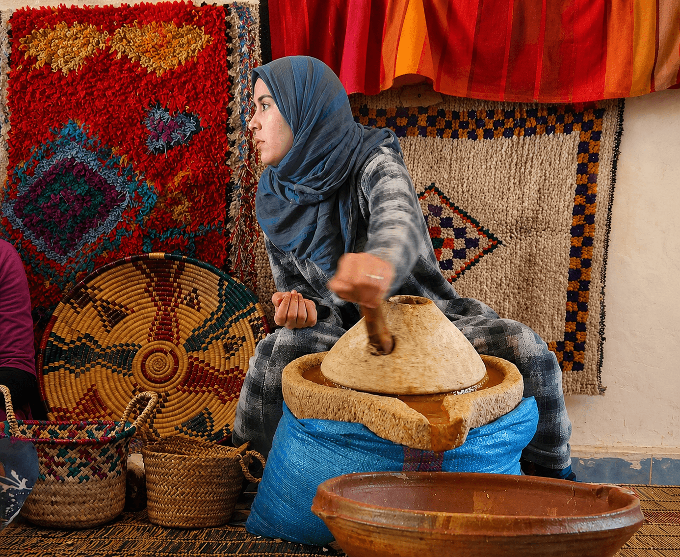 Artisane marocaine du terroir